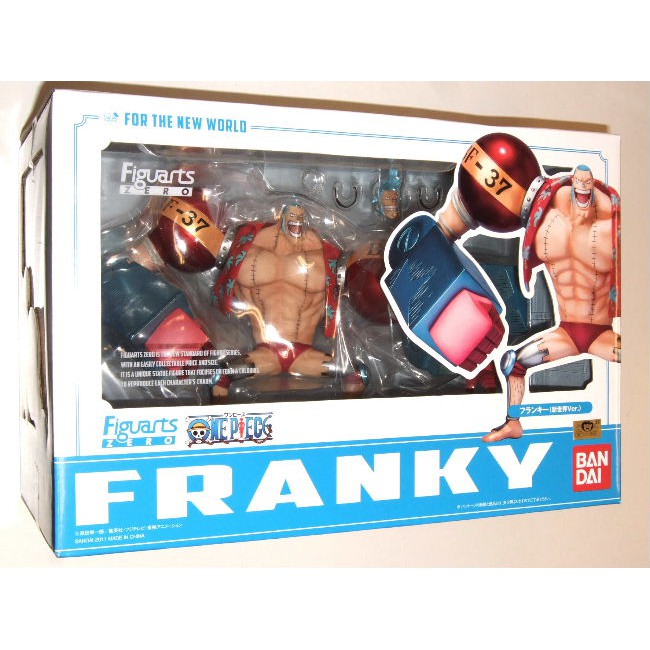 Franky - Figuarts Zero (New World Ver.) ของแท้ JP แมวทอง โมเดลวันพีช One Piece แฟร้งกี้ FZ