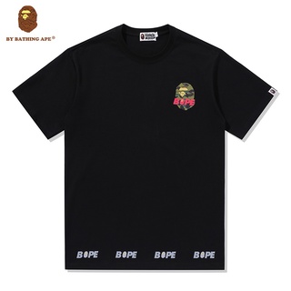 เสื้อยืดคอกลม แขนสั้น พิมพ์ลาย Bape สําหรับผู้ชายS-5XL