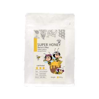 Tanmonkey Blend Coffee Super Honey เมล็ดกาแฟคั่วอ่อน Super Honey รสหวาน 200g ( Light Roasted )