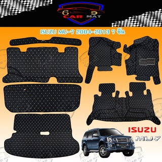 พรมปูพื้นรถยนต์ 6D เข้ารูป  ISUZU MU-7 2004-2013 เต็มคัน 7 ชิ้น ตรงรุ่น อุปกรณ์แต่งภายในรถยนต์