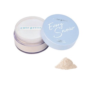 แป้งฝุ่น Cute Press Evory Snow Tranlucent Loose Powder ขนาด 15g.