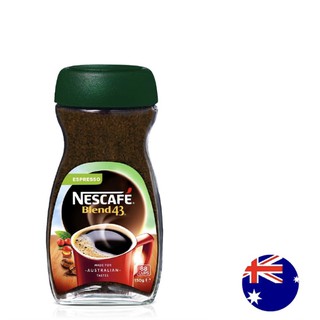 เนสกาแฟ Nescafe Blend 43 Espresso กาแฟสำเร็จรูป เบลนด์ 43 เอสเพรสโซ กาแฟสำเร็จรูป กาแฟออสเตรเลีย 250 กรัม