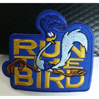 ตัวรีดติดเสื้อผ้า * Run the Bird * ขนาด 7.5 X 7 เซนติเมตร