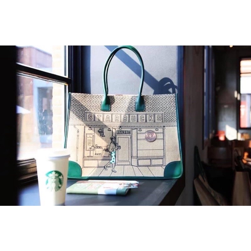 กระเป๋าโท้ต Starbucks 50th Anniversary 2021 Series 🇳กระเป๋าโท้ต Starbucks 50th Anniversary Series