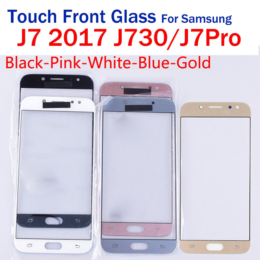 สําหรับ Samsung Galaxy J7 J7 Pro J730 J730F J730GM J730DS J730G LCD ด้านหน้ากระจกด้านนอกเลนส์หน้าจอส