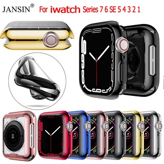 เคส TPU ป้องกันสำหรับ iwatch series 7 41มม 45มม 40มม 44 มม 42 มม 38 มม iwatch 7 se 6 5 4 3 นาฬิกาอัจฉริยะ เคส