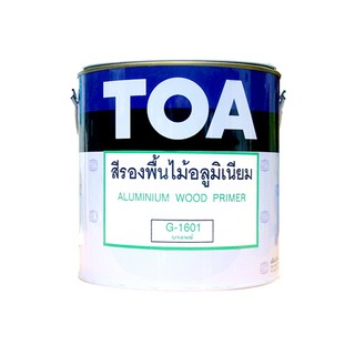 Toa ทีโอเอ สีรองพื้นไม้อะลูมิเนียม G-1601 สีบรอนซื (กป 3 ลิตร)