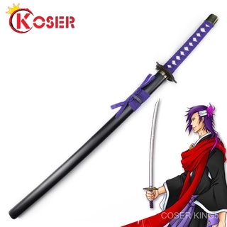 100ซม ทำด้วยไม้ ดาบ Bleach Espada Wooden Sword Weapon Toys Cosplay คุชิกิโคกะ มุรามาสะ Zanpakutou Samurai Prop ชุดคอสเพล