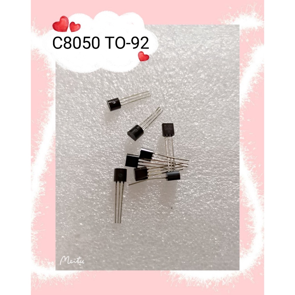 C8050 TO-92  2ชิ้น/1ชุด