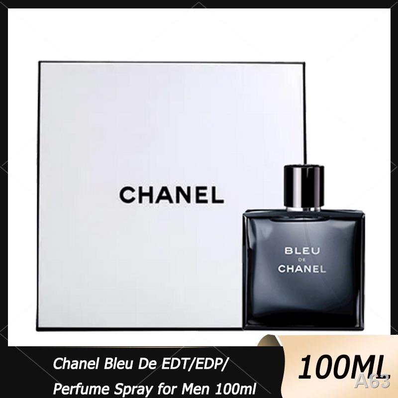 🎁ซื้อ1แถม1 Chanel Bleu de Chanel EDP / EDT / Parfum For  Male - Woody Aromatic 100ML  💯 %แท้/กล่องซีล