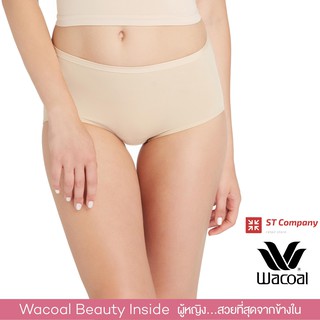 Wacoal U-Fit Short Panty แบบเต็มตัว (Short) สีเนื้อ (NN) 1 ชิ้น โอบกระชับก้น ไม่เข้าวิน กางเกงใน วาโก้ รุ่น WU4937