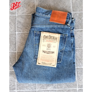 กางเกงยีนส์ ONI DENIM ONI-540-18USED  15oz STYLISH TAPERED ONEWASH