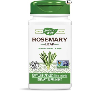 เนเจอร์เวย์ โรสแมรี่  Nature way Rosemary Leaf 700 mg.100 Vegan Capsules รักษาสิว บำรุงผิว