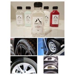 HACHI TIRES WAX SILICONE OIL น้ำยาทายางดำ (ดำทนถึง 2 สัปดาห์)