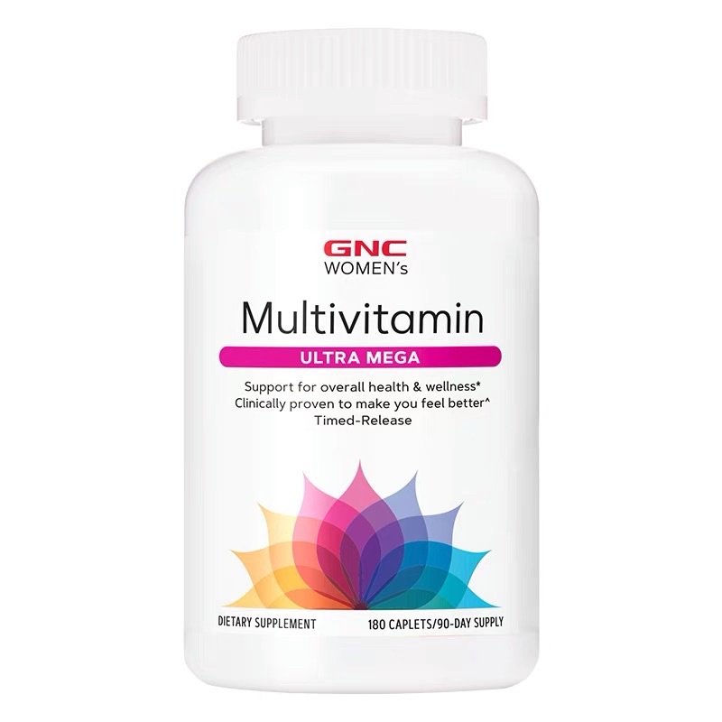 New Exp GNC Women Multivitamin Ultra Mega Mineral 180 Tablets วิตามิน
