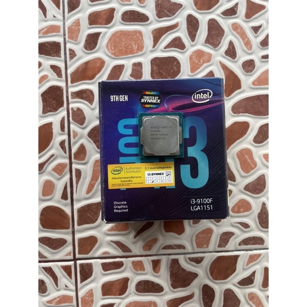 I3-9100f มือสอง มีกล่อง