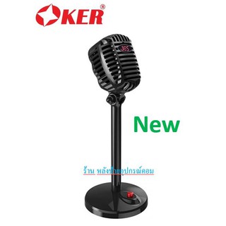 OKER New ไมค์คอมพิวเตอร์ Oker F13 Microphone Jack 3.5mm เสียงดี