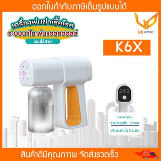 เครื่องพ่นแอลกอฮอล์แบบไร้สาย Nano Spray Machine รุ่น K6X พร้อมส่ง