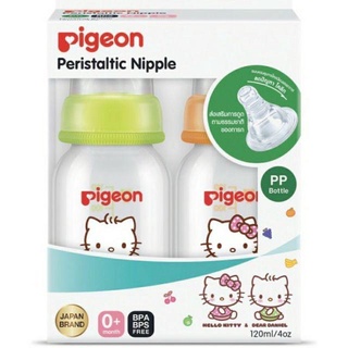 ขวดนมคอแคบพีเจ้น PIGEON ขนาด 4 ออนซ์ คิตตี้ แพคคู่