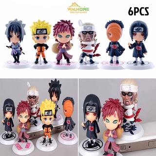 ฟิกเกอร์ Naruto Pvc ของเล่นสําหรับเด็ก 6 ชิ้น