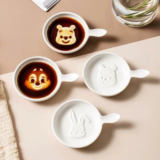 พร้อมส่ง✨ 𝗺𝗶𝗻𝗶 𝗽𝗮𝗻 𝘀𝗮𝘂𝗰𝗲𝘀 🫕🥫 ถ้วยซอส ถ้วยน้ำจิ้ม รูปทรงกระทะ มีด้ามจับถนัดมือ มาพร้อมกับเจ้าตัวการ์ตูนทั้งหลาย น่ารักมาก