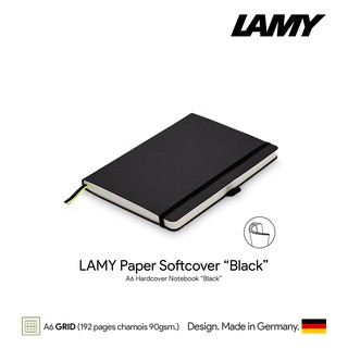 Lamy Paper "Black" A6 Softcover Notebook - สมุดโน๊ตลามี่ ปกอ่อน ขนาด A6 สีดำ