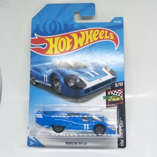 รถเหล็ก Hot wheels PORSCHE 917 LH สีฟ้า เบอร์11 (ib007)
