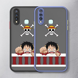 เคสโทรศัพท์มือถือ กันกระแทก ลายการ์ตูนวันพีช ลูฟี่น่ารัก สําหรับ VIVO Y53 Y19 Y12S Y17 Y15 Y12 Y66 Y67 Y65 Y3 Y20 Y50 Y30 Y30i Y20S Y20I Y91 Y95 Y93 2020 G 2021 For Soft Case Phone Casing Camera Lens Protector Full Cover simple Silicone Cases mobile cover