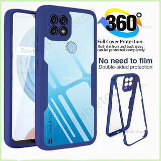 เคสโทรศัพท์มือถือ ซิลิโคนนิ่ม TPU ใส กันกระแทก 360 องศา สําหรับ Realme C21 Y C25 Y C21Y C25Y C25 C25s C 21Y C 25Y C 25s RealmeC21