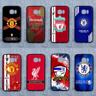 เคส  Samsung  S6  ลายทีมฟุตบอล  ขอบนิ่มหลังแข็ง เคสมือถือ เคสโทรศัพท์ Case