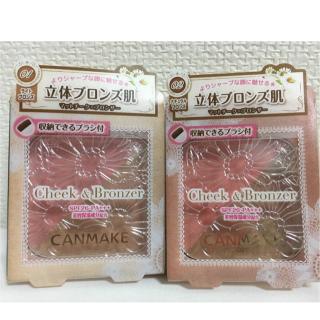 Canmake Cheek &amp; Bronzer แคนเมค ปัดแก้ม บรอนเซอร์