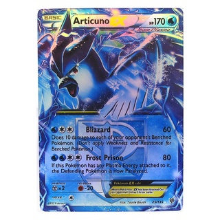 Articuno EX 25/135 ฟรีเซอร์ Pokemon Matt Card ภาษาอังกฤษ