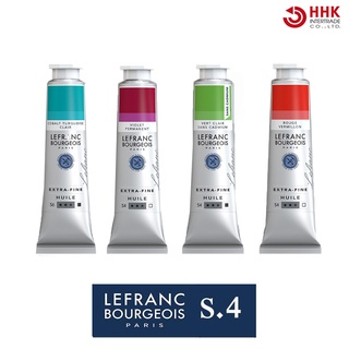 Lefranc(เลอฟรัง)  สีน้ำมัน (ซีรีย์ 4)  EXTRA FINE OIL (หลอดเงิน) 40 ML.  มีให้เลือก 120 สี