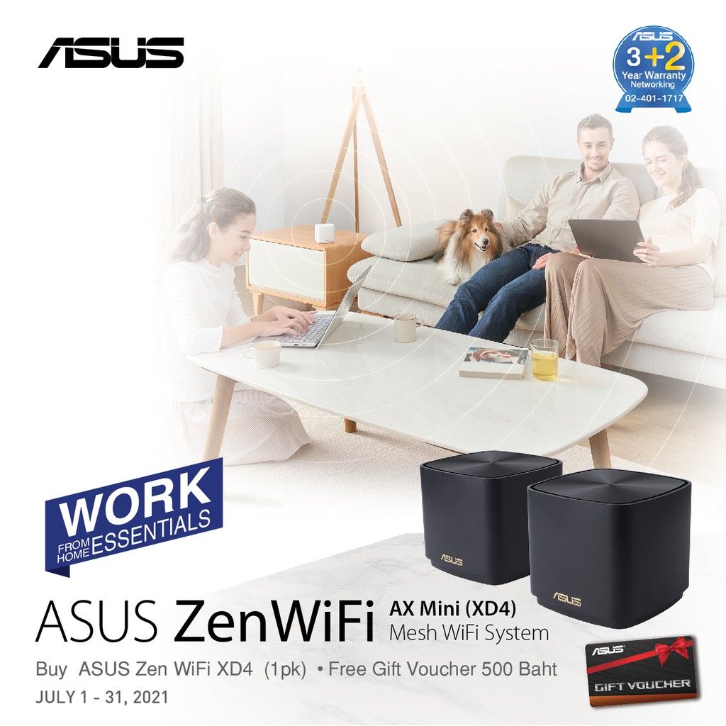 ASUS ZenWiFi AX Mini (XD4) AI MESH WIFI ROUTER