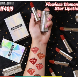 ⚡FLASH SALE⚡♡พร้อมส่ง  Sivanna Colors Flawless Diamond Star Lipstick HF4019