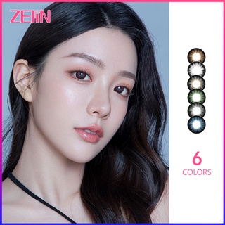 【ZELIN】Comfortable to Wear🌈Color Contact lens ✨Yearly Use✨ Natural Contact Lenses / with Free Gift🎁