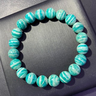 กำไลหินแท้ รัสเซียอมาโซไนท์ (Russia Amazonite) 8mm เกรด AA+