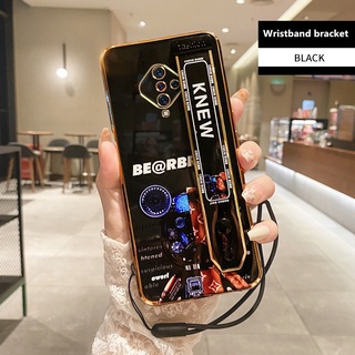 เคสโทรศัพท์มือถือ กันกระแทก พร้อมสายรัดข้อมือ หรูหรา สําหรับ Vivo S1 Pro