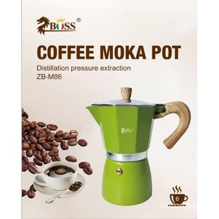 Coffee moka potหม้อต้มกาแฟเอสเพรสโซ่ MOKA POT ZB-M86