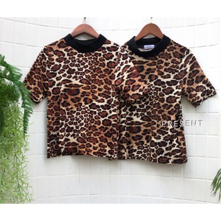เสื้อยืดเนื้อดี นิ่ม ลายเสือ