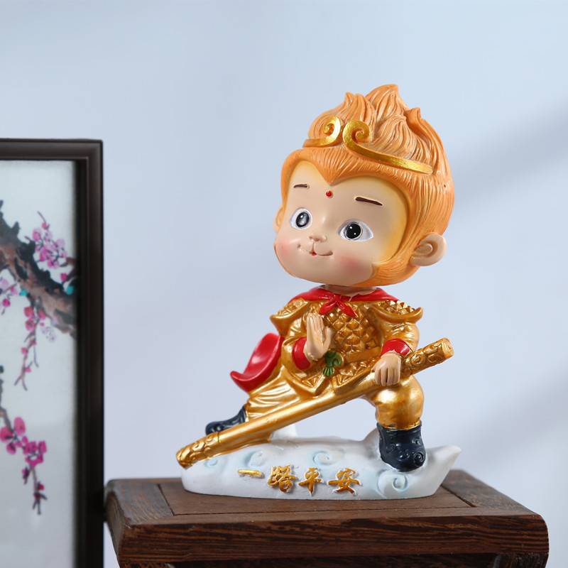 พร้อมส่ง เจ้าพ่อ เห้งเจียขี่เมฆ เห้งเจีย คุ้มครองลูกหลาน วางหน้ารถเพื่อเป็นสิริมงคล