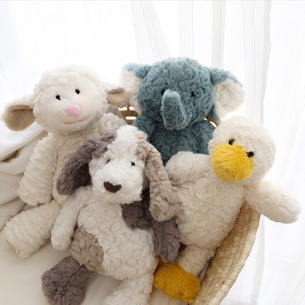 Super Soft Baby Appease Toy Dog Duck Sheep Stuffed รูปที่ 2