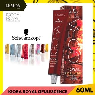 Schwarzkopf Igora Royal Opulescence 60ml ชวาร์สคอฟ อีโกร่า รอยัล โอพูเลสเซ็นท์ คัลเลอร์ ครีม สีย้อมผม