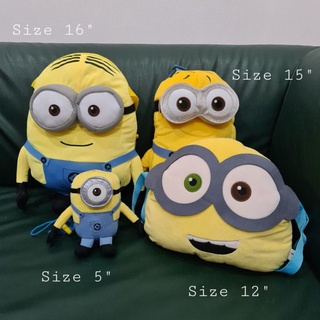 กระเป๋า เป้ ตุ๊กตามินเนี่ยน Minion ไซส์ 5"- 18"