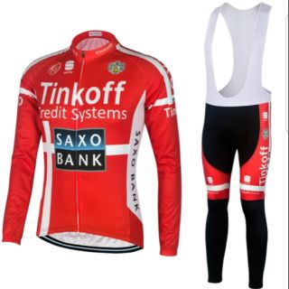 ชุดเอี๊ยมจักรยานแขนยาว TINKOFF (Pre-Order)