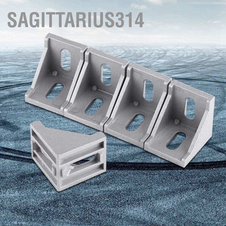 Sagittarius314 ตัวยึดมุมตัว L อะลูมิเนียมอัลลอย มุมขวา 40X40 มม. 5 ชิ้น