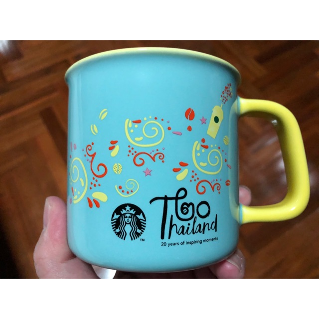 [ของแท้] แก้ว Starbucks เป็นแก้ว mug ฉลอง 20 ปี Starbucks ในประเทศไทย