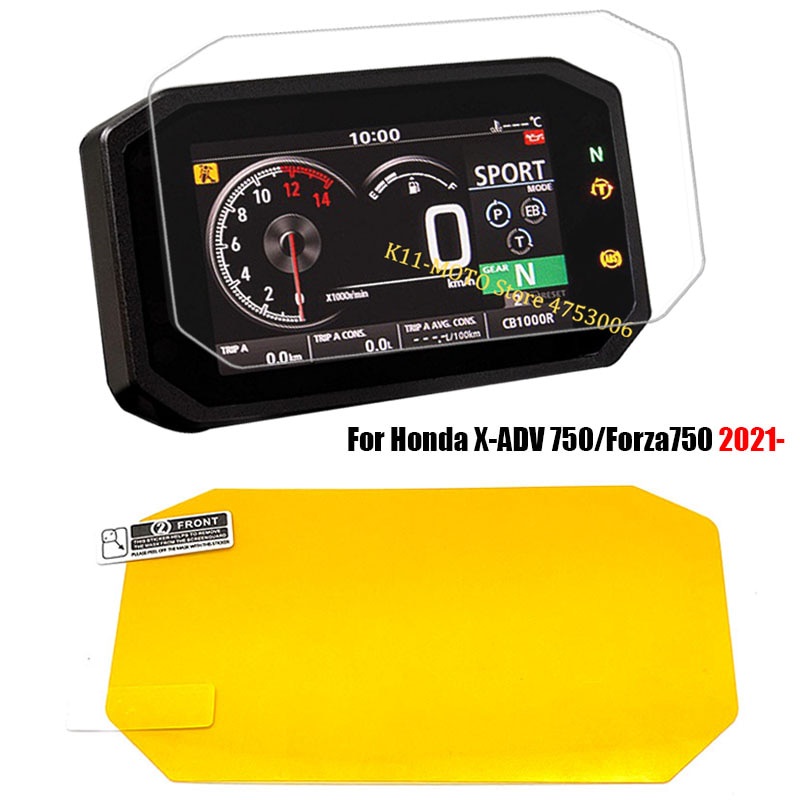 รถจักรยานยนต์ Scratch Cluster หน้าจอแดชบอร์ดป้องกันเครื่องมือฟิล์มสําหรับ Honda X-ADV 750 XADV X ADV