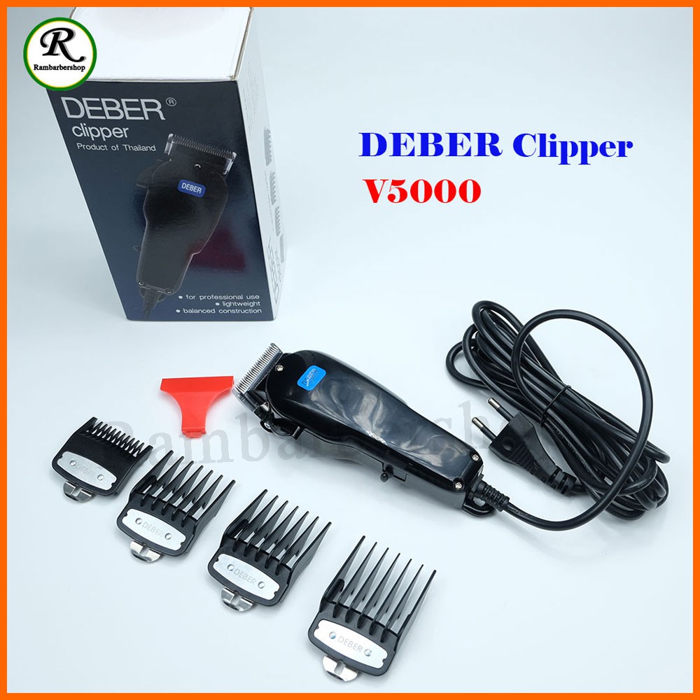 Deber Cipper รุ่น Product Of Thailand ปัตตาเลี่ยนตัดผม แบบสาย มอร์เตอร์ v5000 ปัตตาเลี่ยน