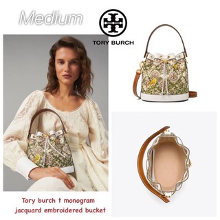 งานช็อป 💕 Tory burch t monogram jacquard